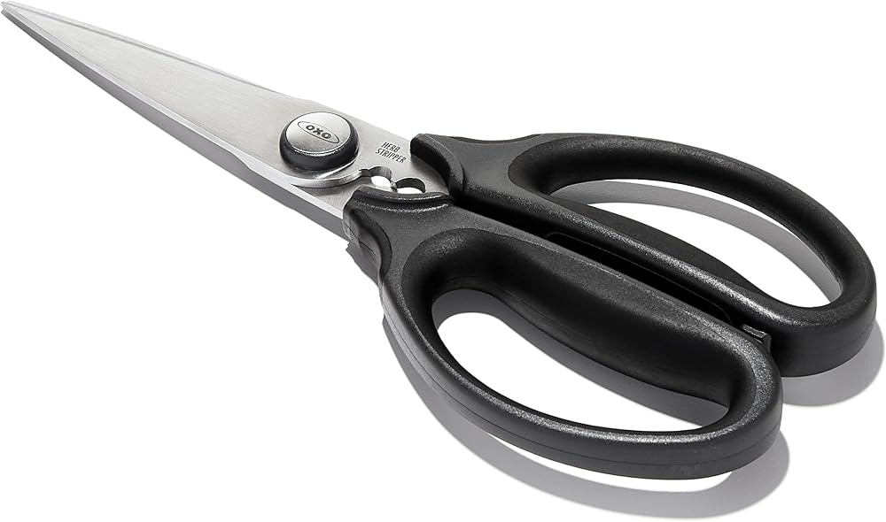 OXO Good Grips Kitchen & Herb Scissors Stainless Steel Micro-Serrated Blades