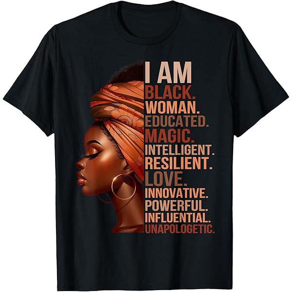 ファッション Women Gift Pretty Black And Educated Black African American T-Shirt Amazon.com: Womens Pretty Black And Educated Black History