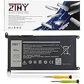 ZTHY YRDD6 1VX1H Battery for Dell Inspiron 5482 5485 7586 3583 5491 5591 5481 3310 2-in-1 5593 5584 3493 3593 3793 5480 3582 