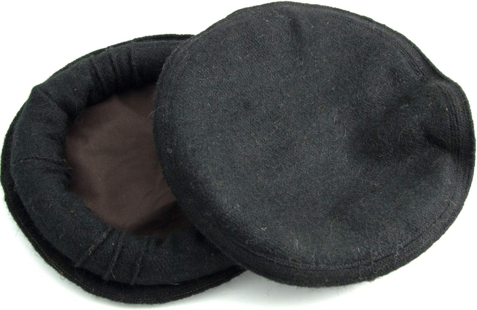 Famz tee Afghani Handmade Hat Chitrali Pakol Cap Peshawari Gift 100% Wool