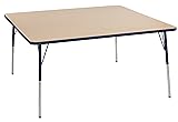 ECR4Kids 60" x 60" Square Activity Table, Standard