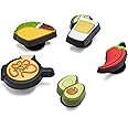 Crocs Jibbitz Shoe Charms - Breakfast Food Multi Pack, Cute Crocs Charms