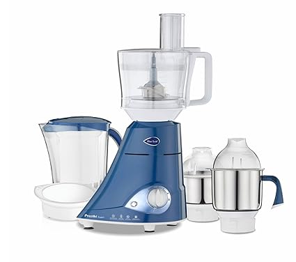 Preethi MG214 Blue Leaf Expert 750 W Mixer Grinder with Master Chef jar