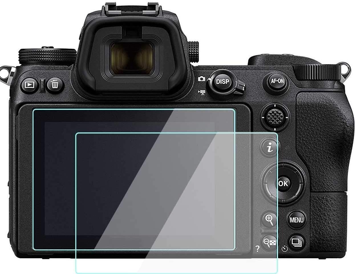 Hanumex® Tempered Glass Protector Guard Cover for Nikon Z6 / Z7 Digital SLR Camera LCD Display Screen Protective Film Protection