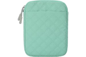 CAYEELU Padded Sleeve Pouch for 6.8/7 Inch Ereader/eBook/Kindle (Green)