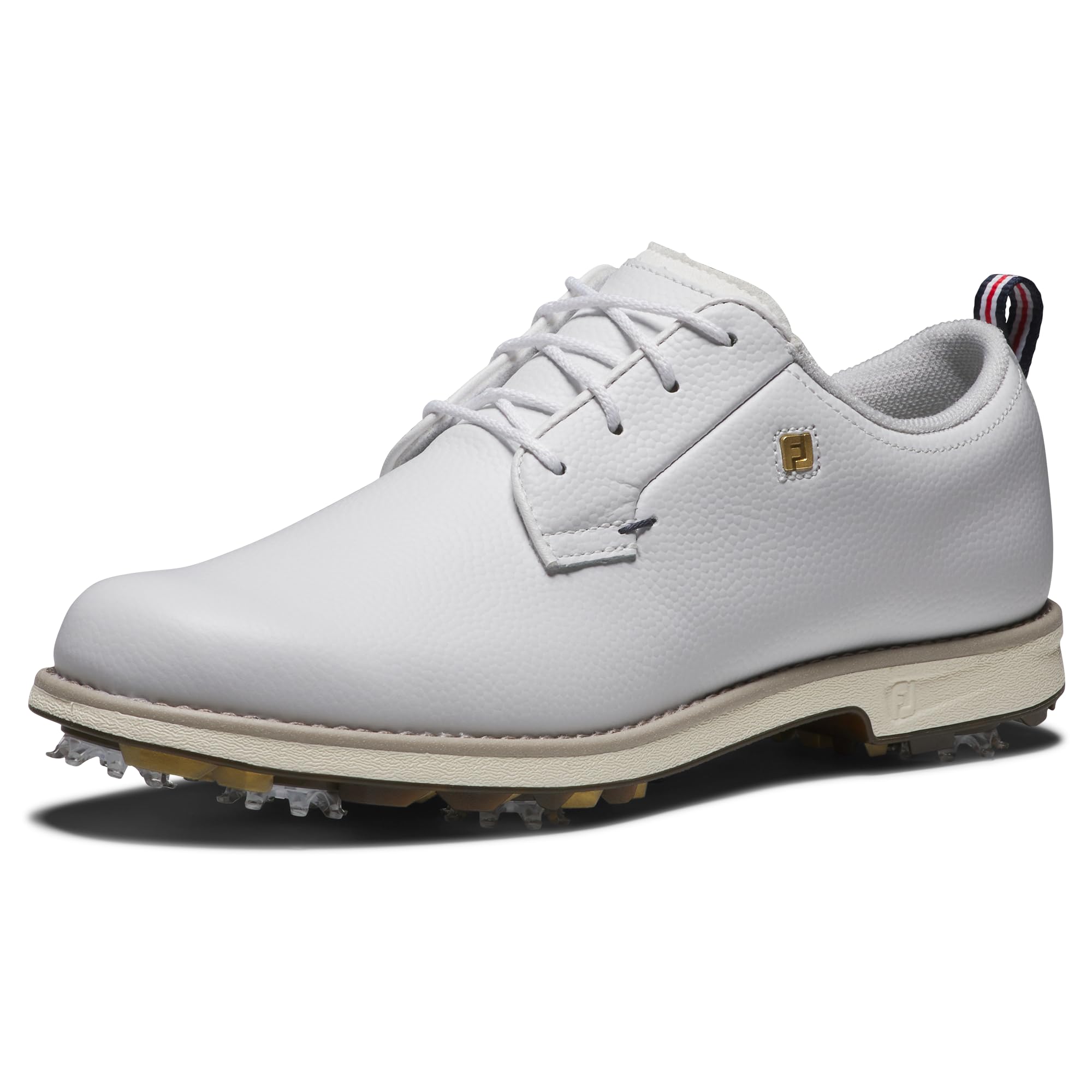 FootJoy Women’s Premiere Series – Cypress Previous Season Style Golf Shoe, White/Gold/Navy, 11