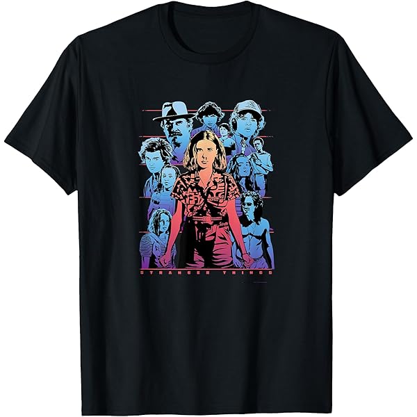 レディースファッション Stranger Things Hopper Hawaiian Shutter Background Premium T-Shirt Amazon.com: Stranger Things Hopper Hawaiian Shutter