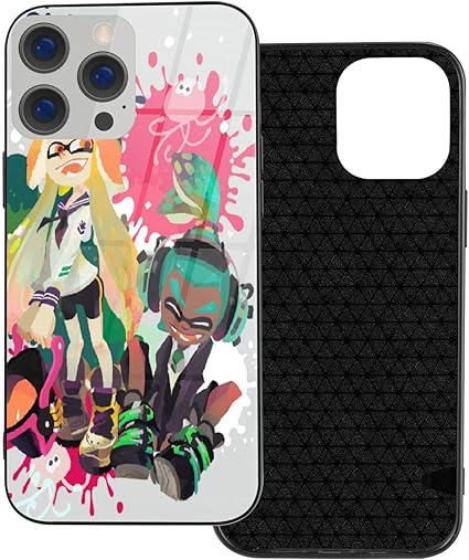 Amazon スプラトゥーン インクリング 学校 アップルのiphone 12ケース Iphone 12 Pro Phone ケース保護ケース用 Iphone Pro Max ケース Iphone 12 Miniケースインパクトとスクラッチプロテクションファッションスリムソフトtpuフレーム耐衝撃性 強化ガラスバックカバー