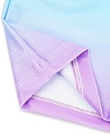 Gogokids Girls Three-Piece Gymnastics Set Sleeveless Leotard Shorts Hairband view 5