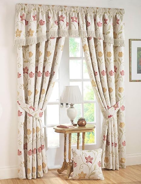 Rectella 44 X 72 Inch Canterbury Curtains Autumn Amazon Co Uk