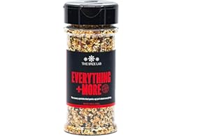 The Spice Lab Everything Bagel Seasoning Blend - 4.6 oz Shaker Jar - Premium Everything Seasoning for Bagels - Gourmet PALEO and KETO Approved Spice - The Perfect Everything Bagel Spice - 7079