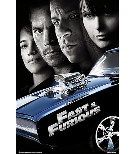 【ポスター】FINAL 「OPEN」 Movie Poster FAST AND FURIOUS 4 2 Sided ORIGINAL INTL FINAL 27x40