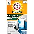 Arm & Hammer Essentials Hanging Moisture Absorber and Odor Eliminator, 17.5 oz., 3 Pack, Fragrance Free, Moisture Absorbers for Closets, Laundry Rooms and Bedrooms, Long-Lasting Freshness