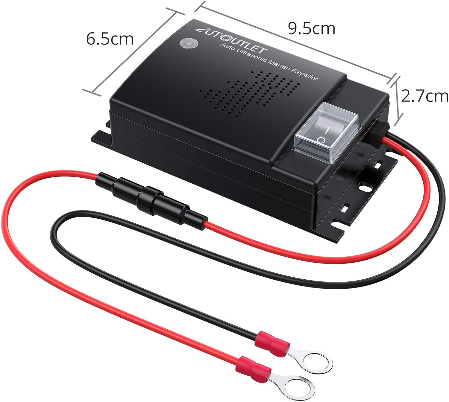 AUTOUTLET Marderschreck Car, Ultrasonic Tones Marten Defense Marten Protection Vehicle Accessories - Image 3