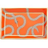 Jonathan Adler Eden Rectangular Tray, Orange