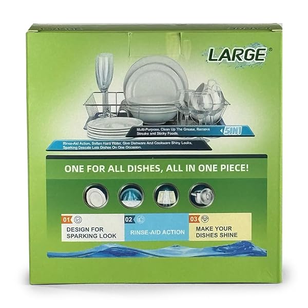 RAXTUP DISHWASHER CLEANER AND DEODORIZER TABLETS -DEEP CLEANING DESCALER PODS FOR DISH WASHER MACHINE (30)