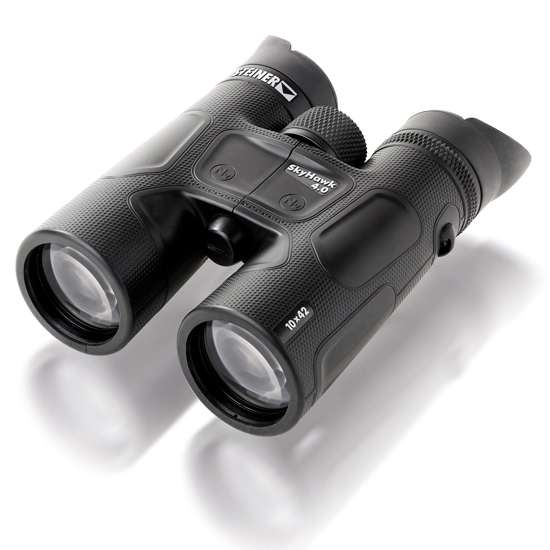 STEINER binoculars SkyHawk 4.0 10x42 - German quality optics, sharp 3D viewing experiences, robust, perfect for nature, animal and bird watching