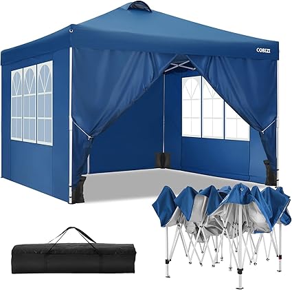 4 Seitenteilen Und 4 Sandsack Und Handtasche Cobizi Pavillon 3x3 Wasserdicht Flatpavillon Gartenpavillon Partyzelt Gartenzelt Festzelt Gazebo Dachmass 3x3 M Blau Pavillons Sonnenschirme Pavillons Markisen Ayurvedanetworkbhu Com