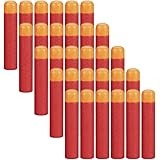 COCOSO 30 Pcs 9.5cm Red Foam Darts Refill for Nerf N-strike Elite Mega Series Blasters Toy Gun