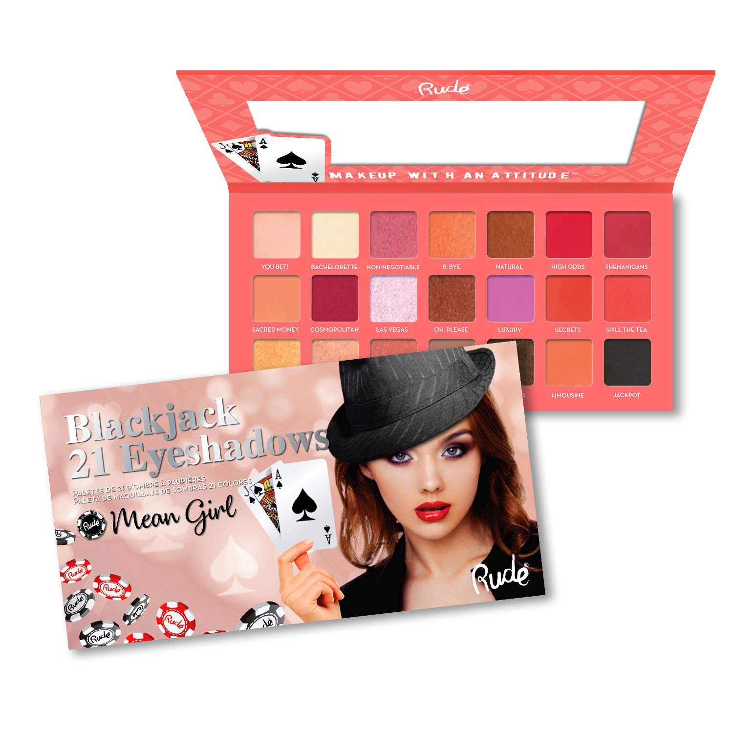 RUDE Blackjack 21 Eyeshadows - Mean Girl