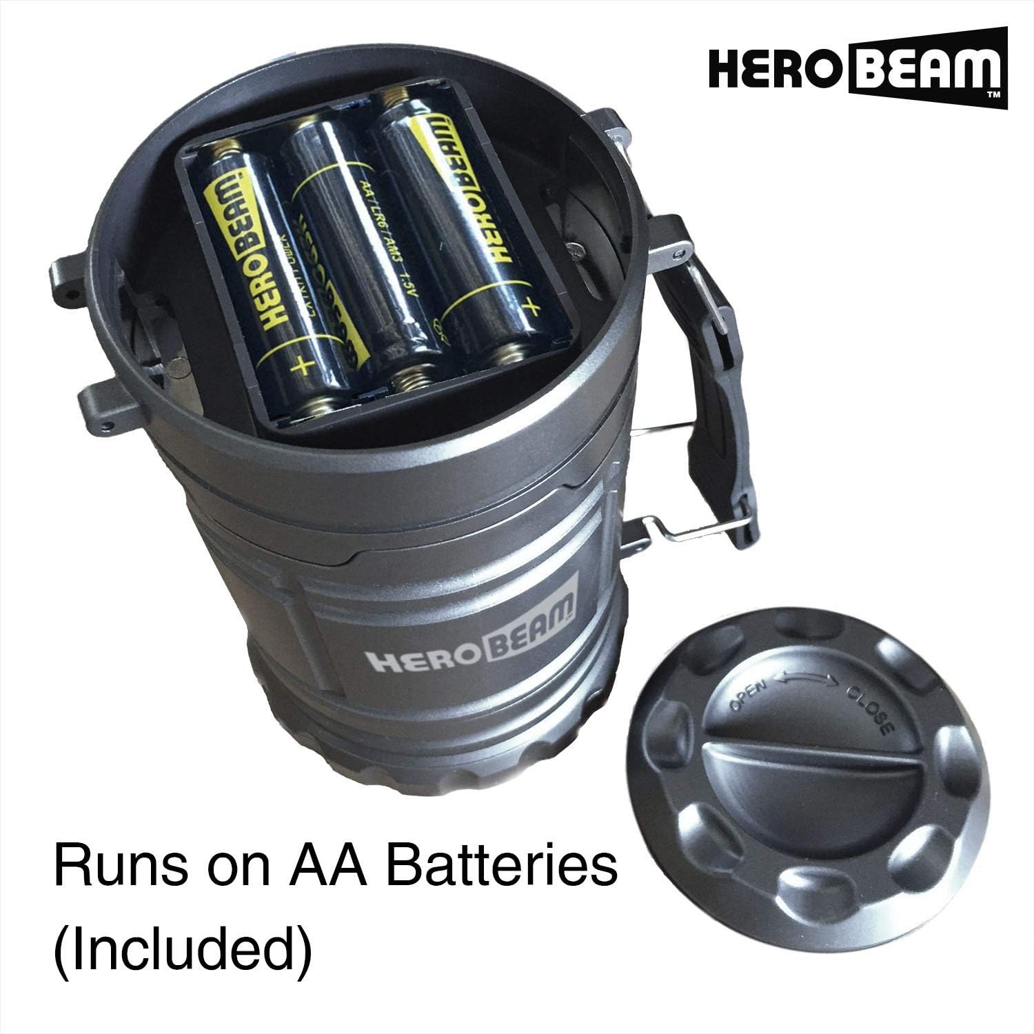 2 x LED Lantern V2.0 with Flashlight - The Original & Best Lantern/Flashlight Combo. 2020 Tech (350 LUMENS) - Collapsible Camp Lamp - Great Light for Camping, Car, Shop, Garage - Batteries Included: Sports & Outdoors