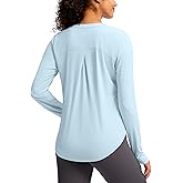 Soothfeel Women's UPF 50+ Sun Shirts Long Sleeve SPF UV Protection Rash Guard Lightweight Quick Dry Hiking Workout Tops
