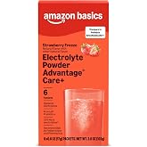 Amazon Basics Advantage Care Electrolyte Powder Packets for Rehydration, Strawberry Freeze, 3.60 Ounce (Pack of 1) (Previously Amazon Basic Care)
