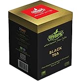 Loose Leaf, Pure Ceylon Black Tea 100g, Exquisite Blend, In a Reusable Square Caddy, Hiltips