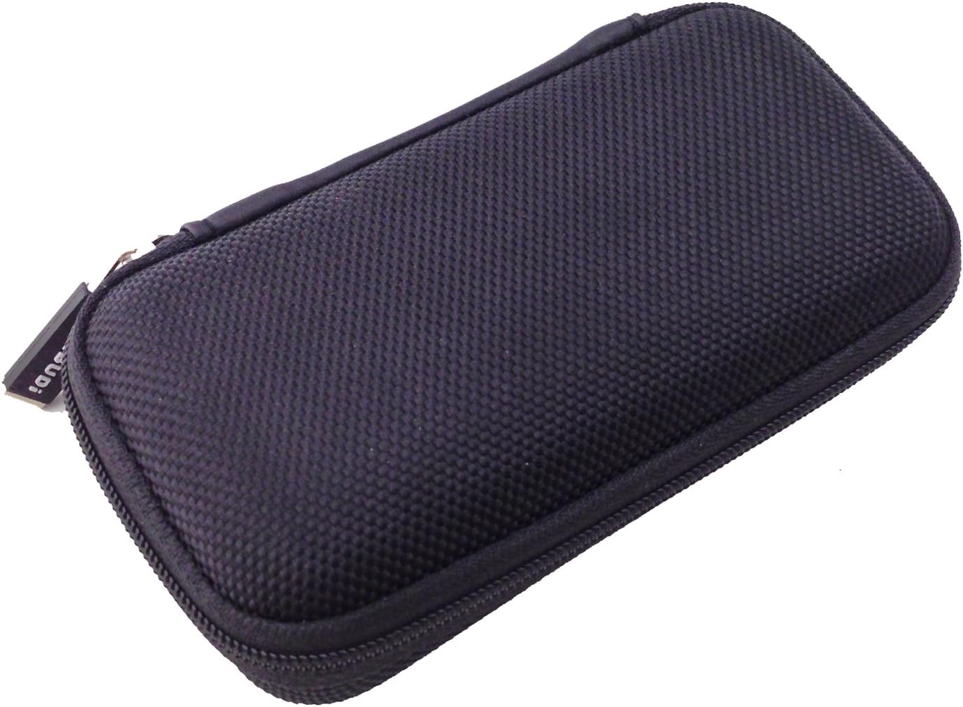 CASEBUDi Tough Travel Case - Mini - Black | Organize Accessories and Small Electronics | Sturdy, Stylish, Ballistic Nylon, Impact Protection for Travel or Storage