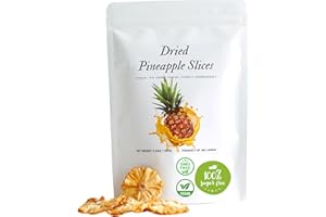 ME GARNISH 8.8 Oz Dried Pineapple slices | Dehydrated Pineapple slices bulk | Delicious, ready-to-eat dry Pineapple slices | Dried Pineapple no sugar added | 100% Natural fruit slices