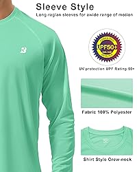 Roadbox Mens UPF 50+ Long Sleeve SPF Diving Rash