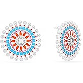 Navicia Color Blast Vibrant Harmony Brass Stud Earrings, Inspired by Nubian Villages of Egypt