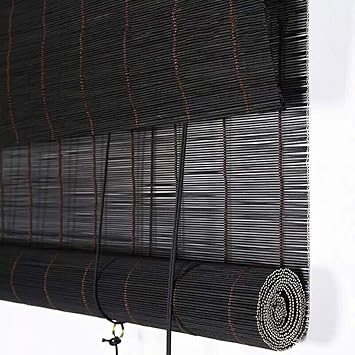 Amazon Com Koovin Bamboo Roller Blinds Natural Roman Shades For