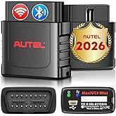 Autel MaxiSys MaxiVCI VCI Mini Bluetooth OBD2 Diagnostic Interface | 2026 Vehicle Wireless Dongle, Work w/ Scanner MaxiCOM MK808BT PRO MK808Z-BT MP808BT Pro MK808S-TS MX808S-TS MP808S-TS MK808TS