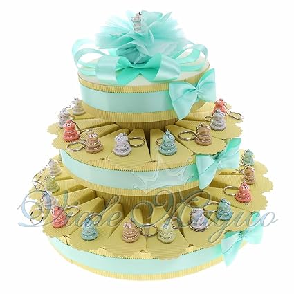 Bomboniere Compleanno Segnaposto Portachiavi Torta Pastello 18 Anni Ragazzo Ragazza Spedizione Gratuita 35 Pezzi