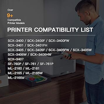 Lapeau Com Co Electronics Computer Accessories Peripherals No Name Black Refill Laser Printer Toner Powder Kit For Samsung Ml 2160 Ml 2161 Ml 2165 Ml 2166 Ml2160 Ml2161 Ml2165 Cartridges Laser Printer 500g Bag 1 Pack