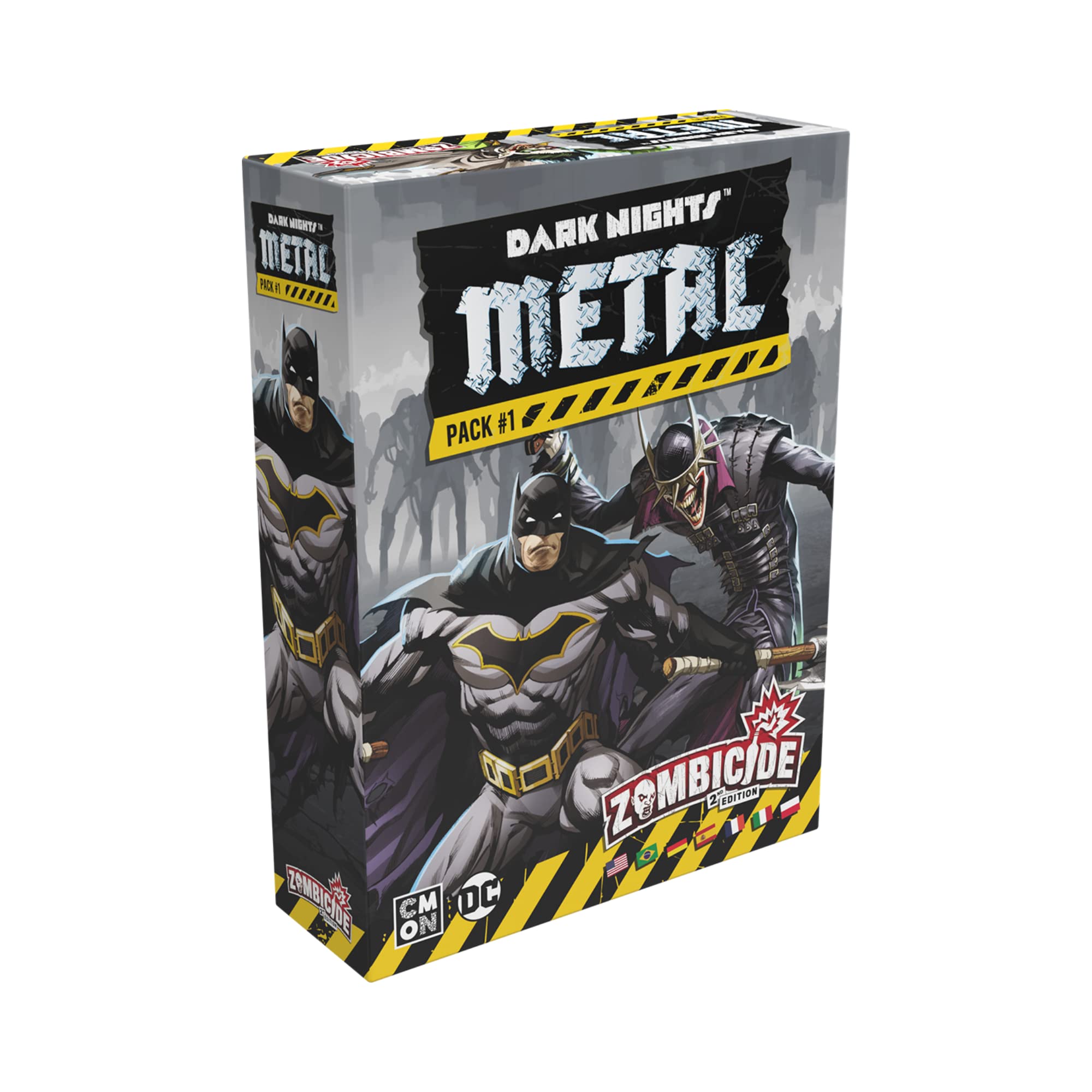 CMON Zombicide Dark Nights Metal Pack #1 | Set of Justice League Miniatures Compatible with Zombicide 2nd Edition Game for Adults | Ages 14+ | 1-6 Players | Average Playtime 60 Minutes | Made