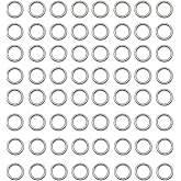 1000 pcs Stainless Steel Split Rings Jump Rings Connector Rings for Jewelry Making Necklaces Bracelet Earrings Keychain DIY Craft (12603-6mm)