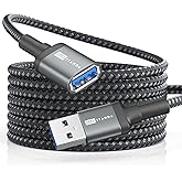 ITD ITANDA 10FT USB Extension Cable USB 3.0 Extension Cord Type A Male to Female5Gbps Data Transfer for Keyboard, Mouse, Play