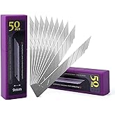 NEWISHTOOL 9mm Stainless Steel Blade, 30 Degree Snap Off Blades - 100 Pack | Replacement Blades, Spare Knife Refills for Utility Knife Box Cutter Office Home Craft Wallpaper Cutting Tool, Art Blade