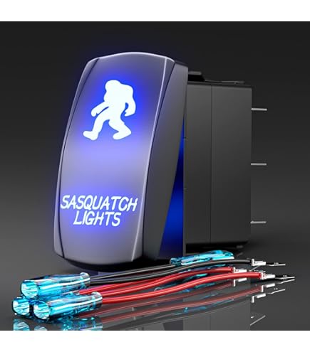 Amazon.com: Laser Etched Rocker Switch Zombie LED Lights, ON