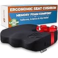 5 STARS UNITED Seat Cushion for Desk Chair - Tailbone, Coccyx Sciatica Pain Relief - Office Chair Cushions - Wheelchair Cushions - Car Seat Cushions - Pressure Relief Lifting Cushions