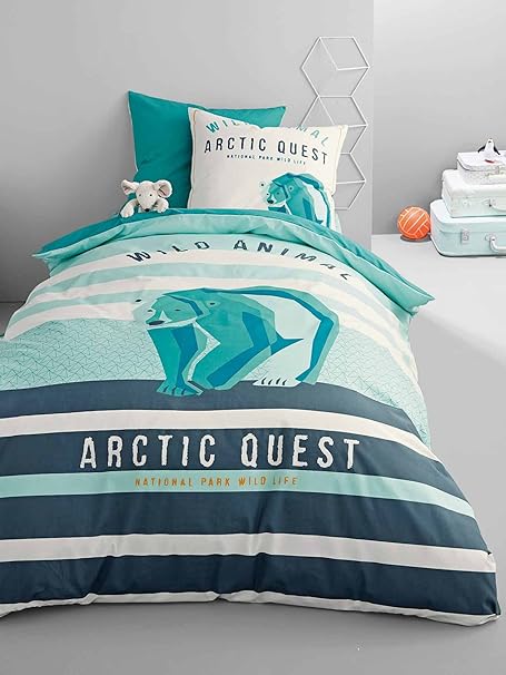 Vertbaudet Housse De Couette Arctic Quest Amazon Fr Bebes Puericulture