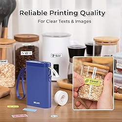 Nelko Label Maker Machine with Tape, P21 Bluetooth