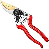 Titanium Pruning Shears - Best Garden Shears, Tree Trimmer, Hand Pruner - Ideal Branch,Hedge, Shrub & Bush Clippers -Razor Sharp Bypass Secateurs, Ergonomic Gardening Tool for Effortless,Precise Cuts