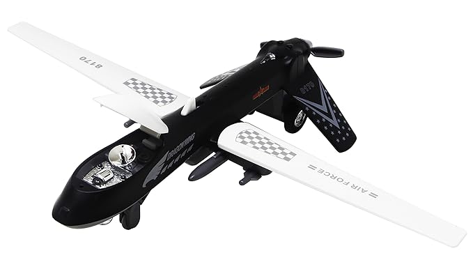 Fusine Sonic Dragon Wing Die Cast Metal Unmanned Combat Aircraft (Black)