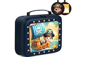 GLORIEROO Kids Lunch Box Lunch Bag Girls Boys - Insulated Leakproof Durable Water-Resistant Reusable Lightweight Cute Lunch Cooler Bag for Toddler 3+ for School Travel; Best Gifts for Kids Girls Boys