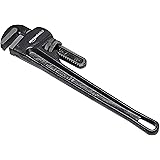 Amazon Basics Heavy-Duty Adjustable Straight Pipe Wrench, 18-inch