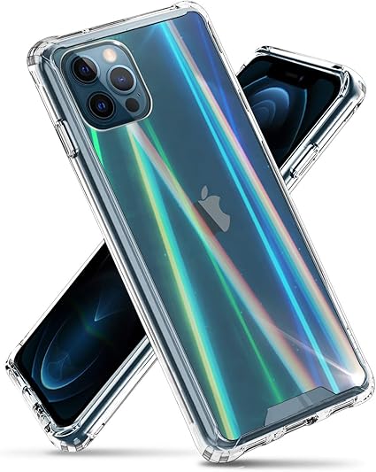 Amazon Iphone 12 Iphone 12 Pro 6 1インチ オーロラ クリアケース アイフォン 12 アイフォン 12 プロ レインボー 衝撃吸収 軽量 薄型 ストラップホール付き 滑り止め 指紋跡無し 黄ばまない ワイヤレス充電可能 家電 カメラ オンライン通販