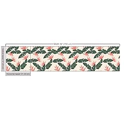 Ambesonne Jungle Fabric by The Yard, Retro Style
